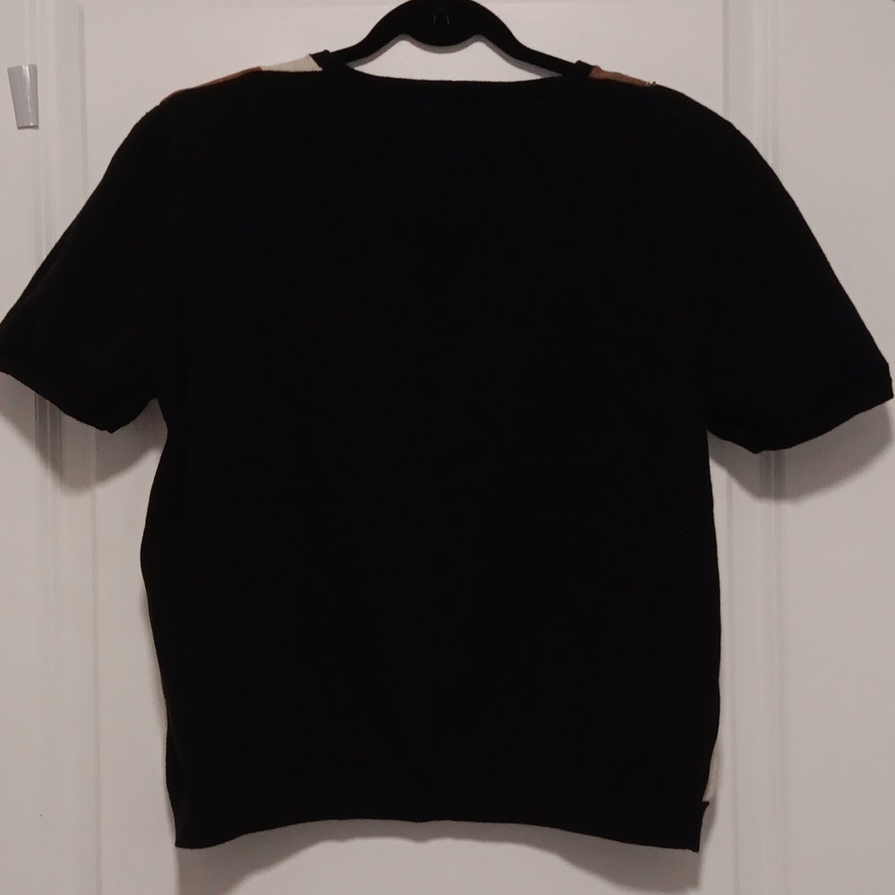 Alfred Dunner Patchwork Color Block Knit Top Xl - image 6